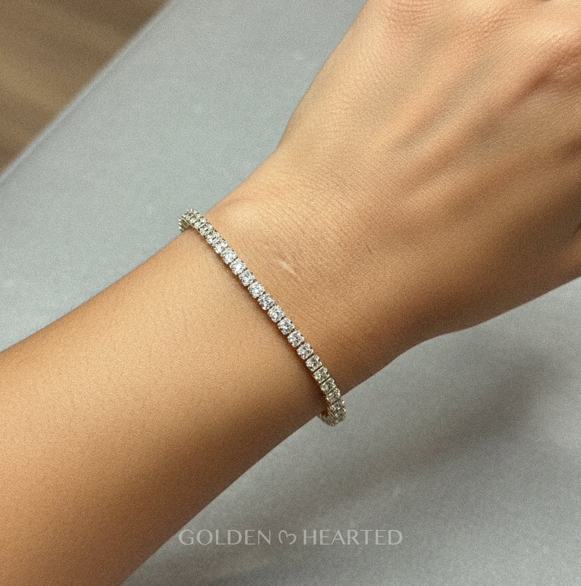 Golden Radiance - Gold Filled CZ Tennis Bracelet