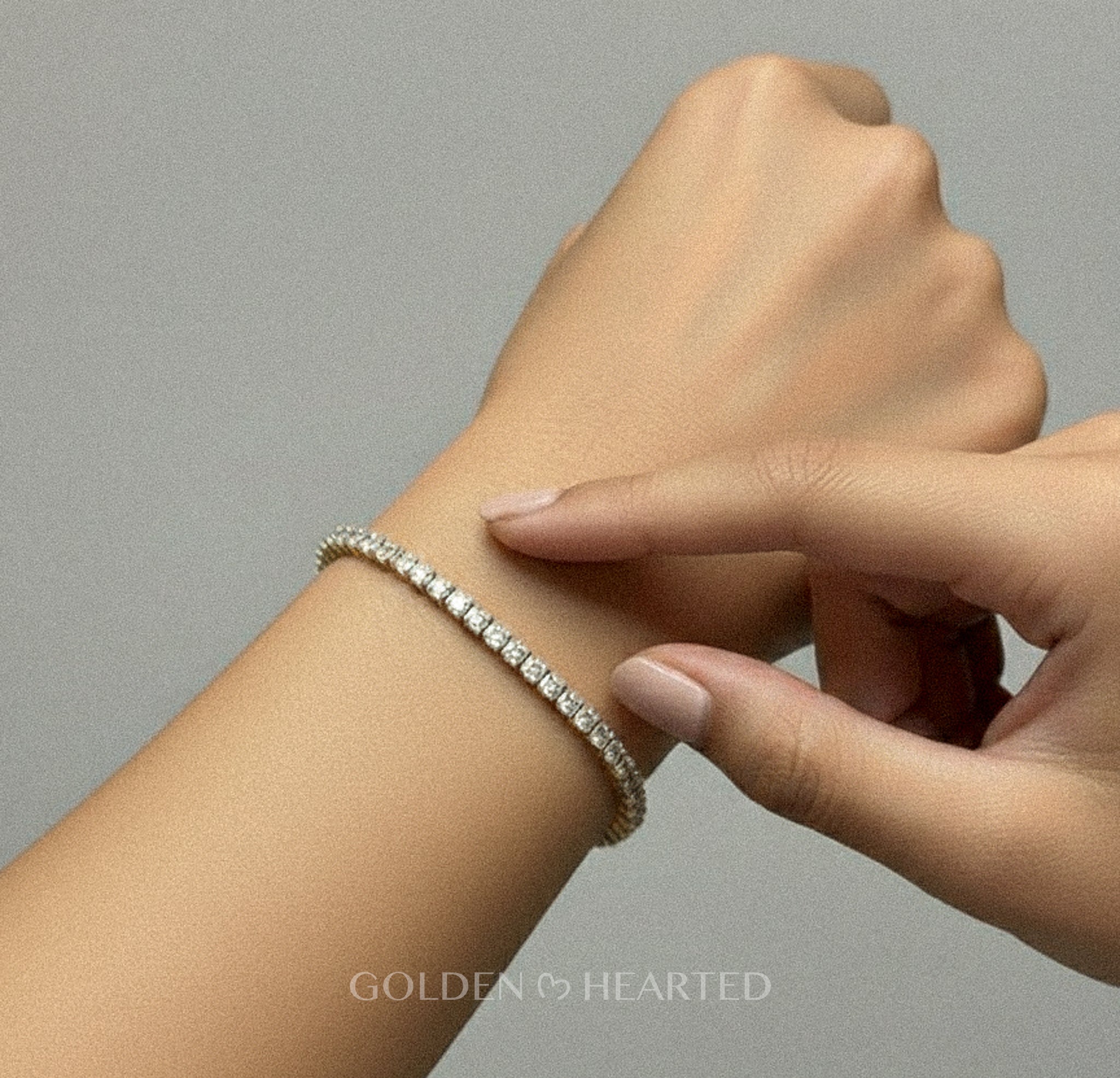 Golden Radiance - Gold Filled CZ Tennis Bracelet
