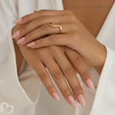 Golden Wave Ring