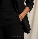 Golden Grace Diamond-Cut Chain Bracelet