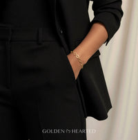 Golden Grace Diamond-Cut Chain Bracelet