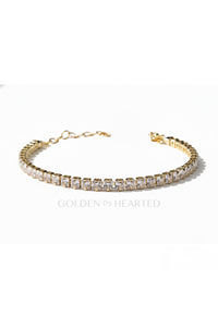 Golden Radiance - Gold Filled CZ Tennis Bracelet