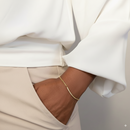 Golden Radiance Bar Bracelet - 18k Gold Filled Bar