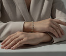 Golden Bloom Tennis Bracelet - 16k Tennis Bracelet