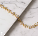Golden Bloom Tennis Bracelet - 16k Tennis Bracelet