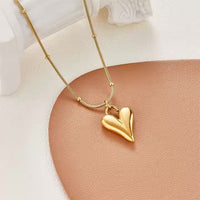 Heart of Gold Pendant Necklace