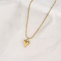 Heart of Gold Pendant Necklace