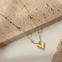 Heart of Gold Pendant Necklace