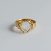 Golden Roman Dome Ring