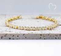 Eternal Bezel Tennis Bracelet