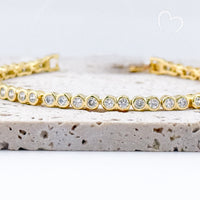 Eternal Bezel Tennis Bracelet