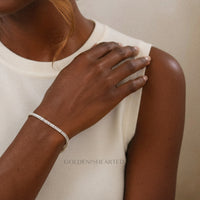 La Belle Baguette Tennis Bracelet