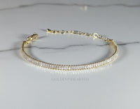 La Belle Baguette Tennis Bracelet