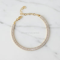 La Belle Baguette Tennis Bracelet
