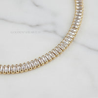 La Belle Baguette Tennis Bracelet