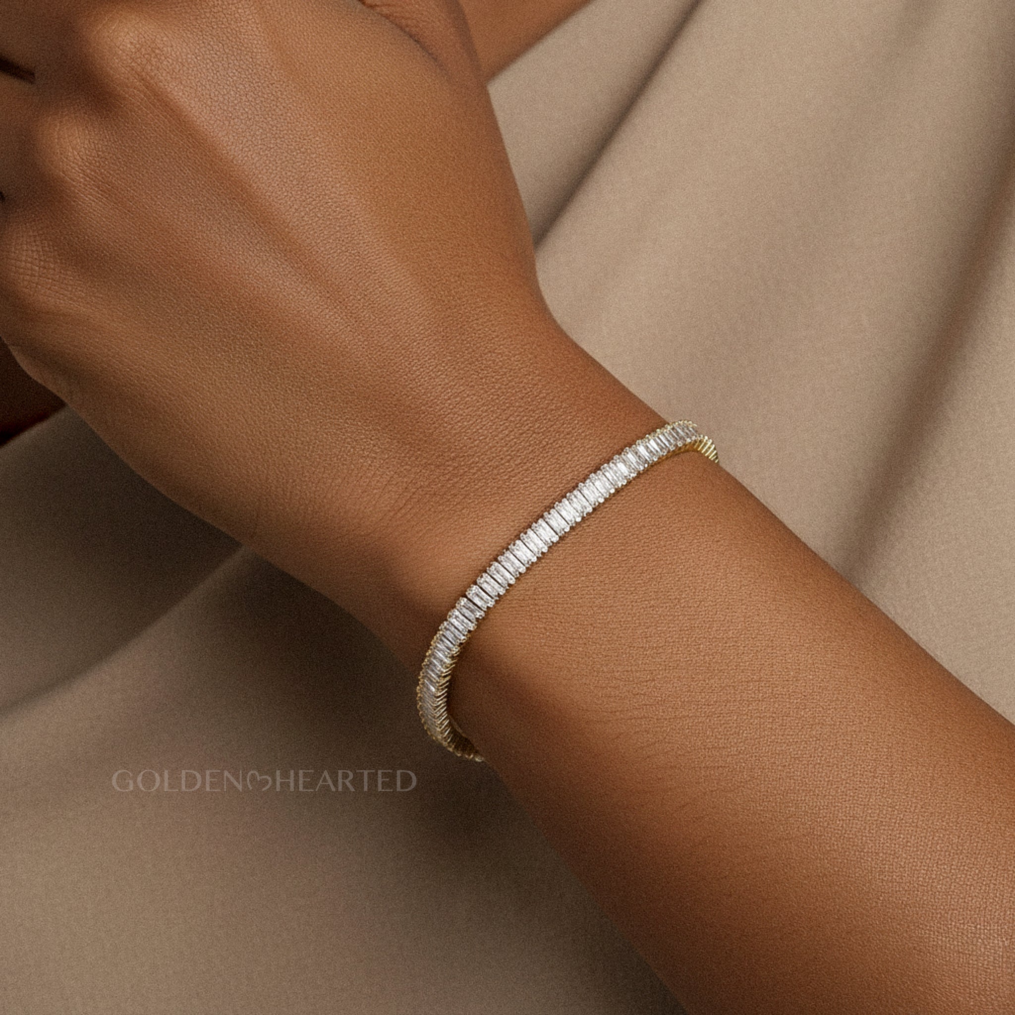 La Belle Baguette Tennis Bracelet