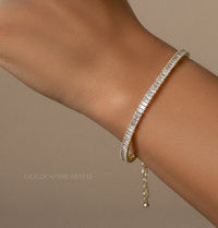 La Belle Baguette Tennis Bracelet