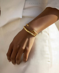 Golden Era Cuff - 18k Adjustable Cuff