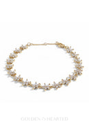 Golden Bloom Tennis Bracelet - 16k Tennis Bracelet
