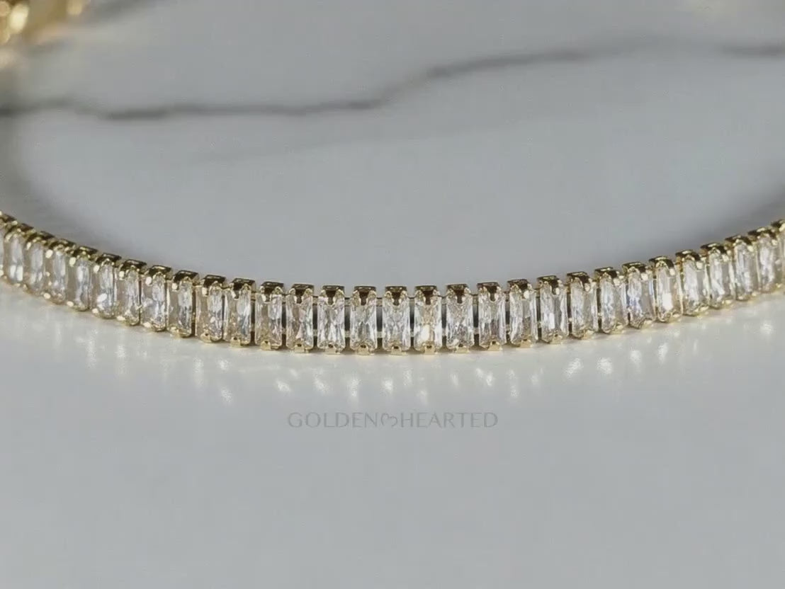 La Belle Baguette Tennis Bracelet
