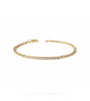 Golden Radiance Bar Bracelet - 18k Gold Filled Bar
