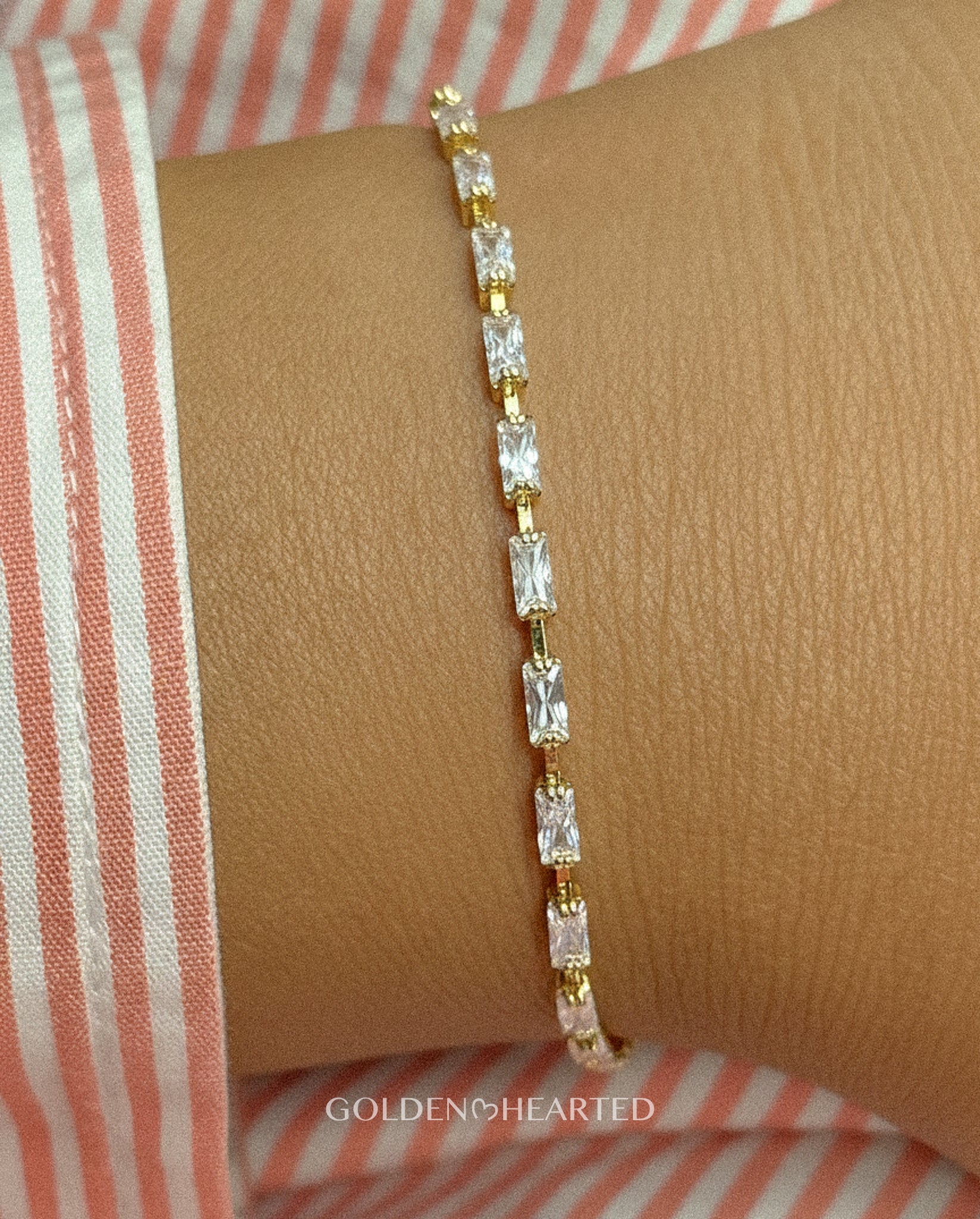 Beau Baguette Line Bracelet